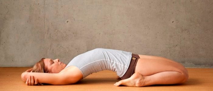 Supta Vajrasana (Sleeping Thuderbolt Pose)