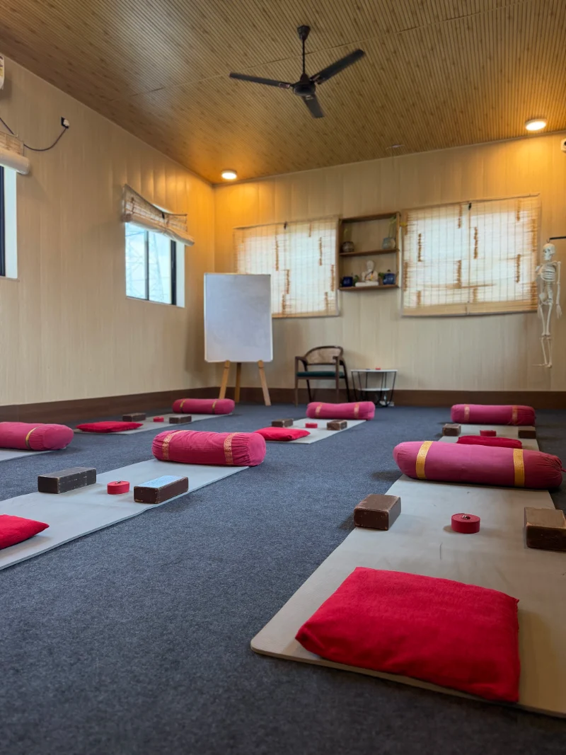 Students attending 200 hour Yin Yoga teacher training in Rishikesh