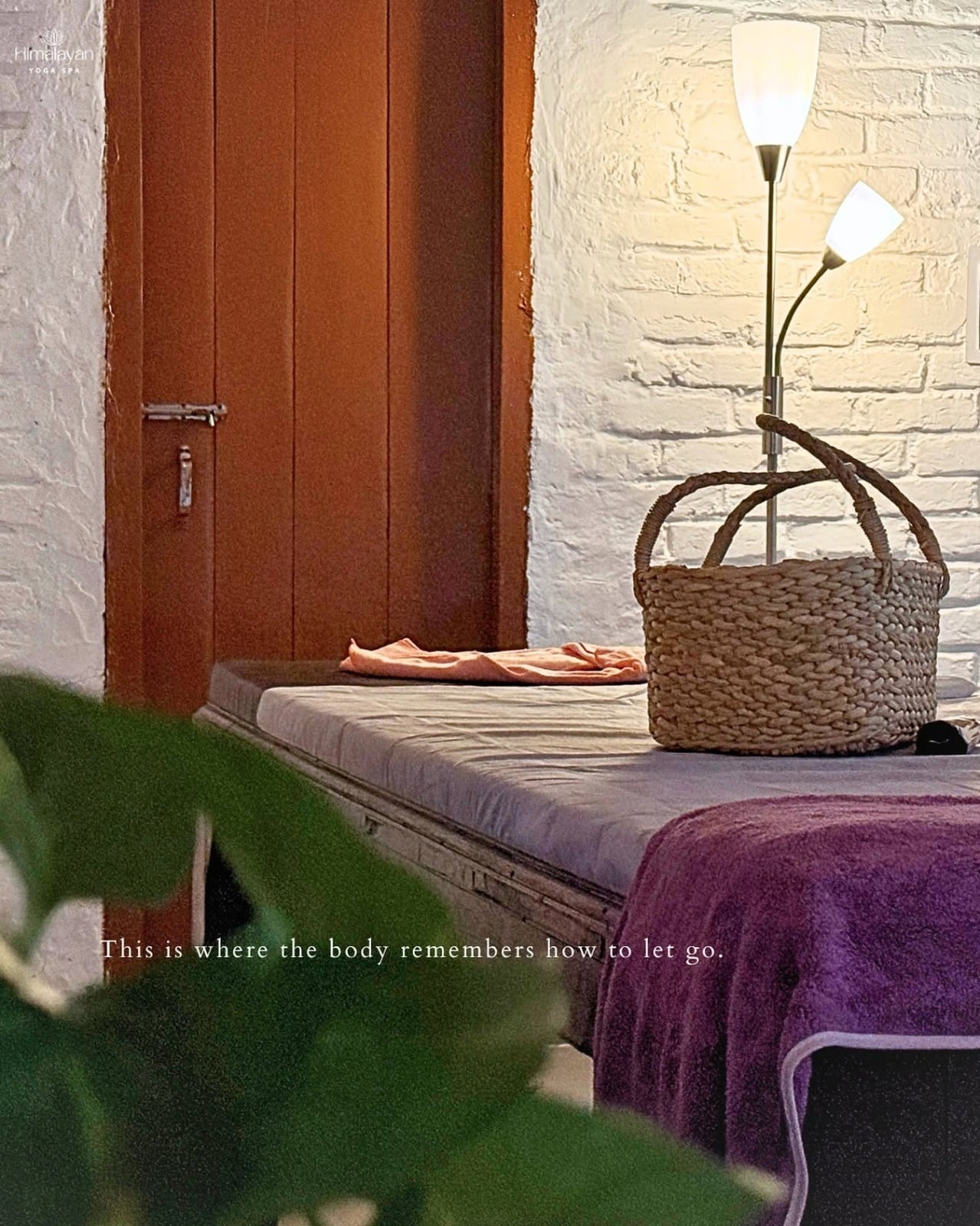 Relaxing wellness space at Himalayan Yoga Spa Rishikesh
