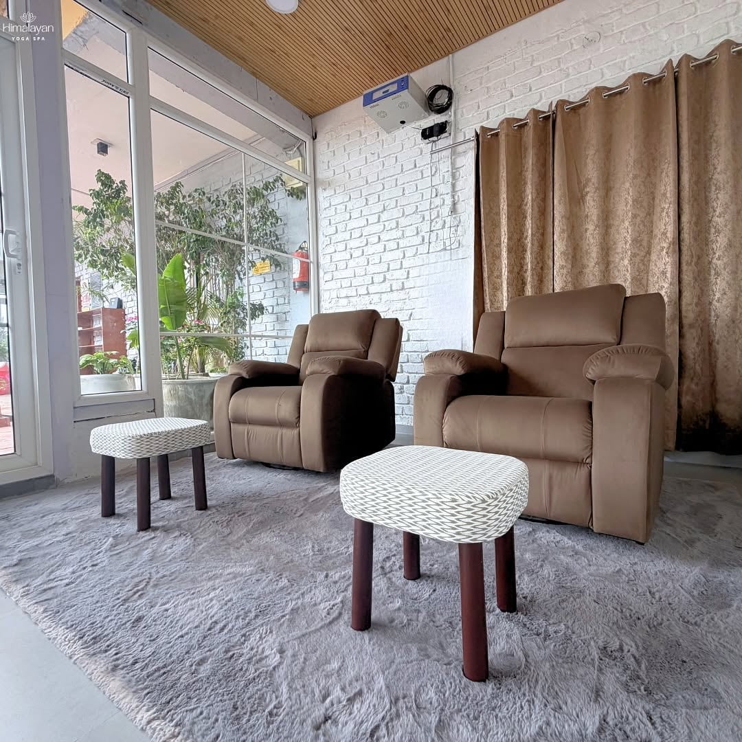 Himalayan Yoga Ashram spa and wellness area in Rishikesh