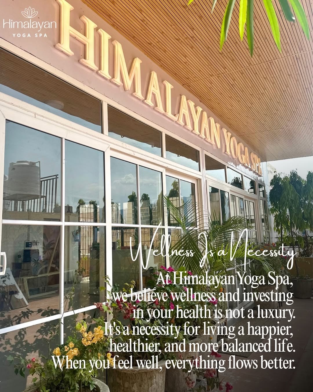 Peaceful spa environment at Himalayan Yoga Ashram
