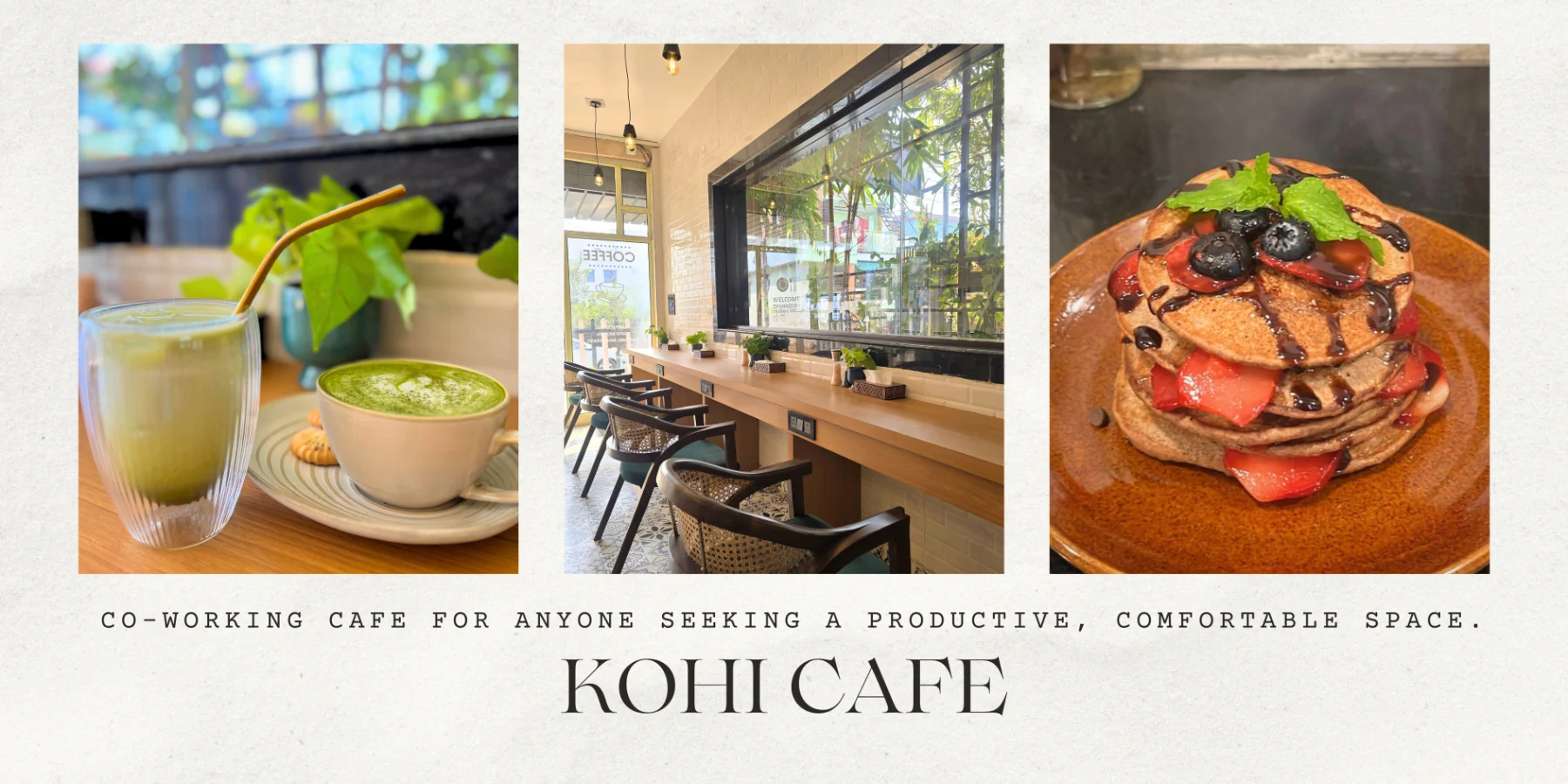 KOHI Cafe healthy vegetarian dining and coworking space in Rishikesh