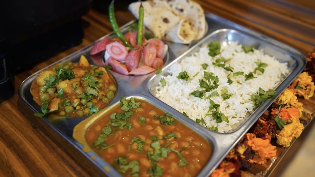 Warm, nourishing curries and rice.