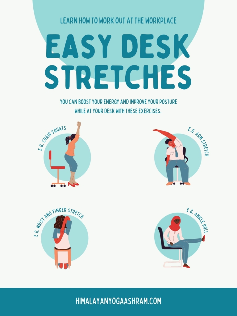 easy desk stretches