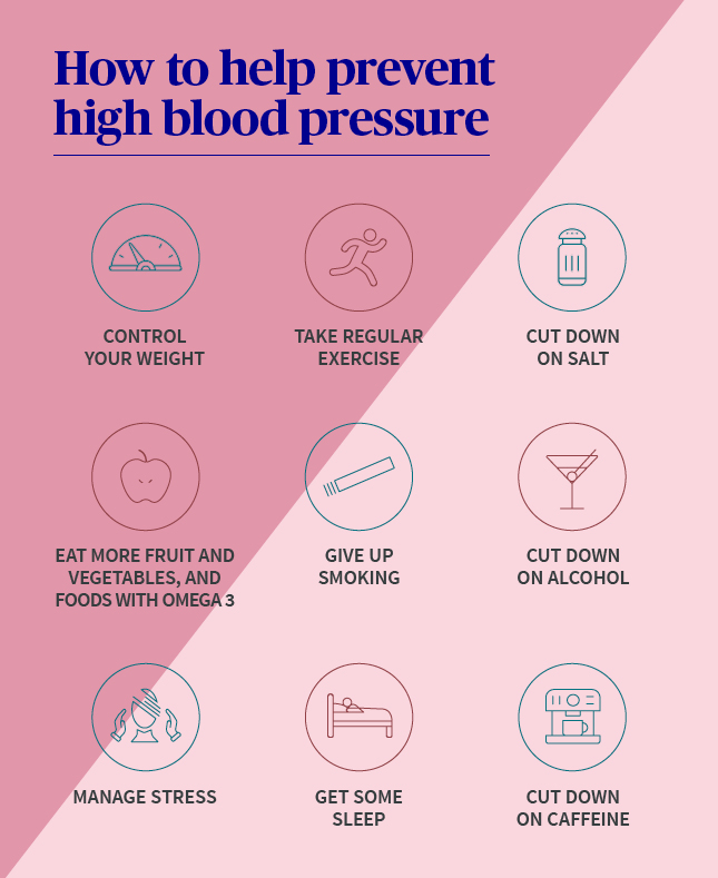 how to reduce bloof pressure infographic himlayan yoga