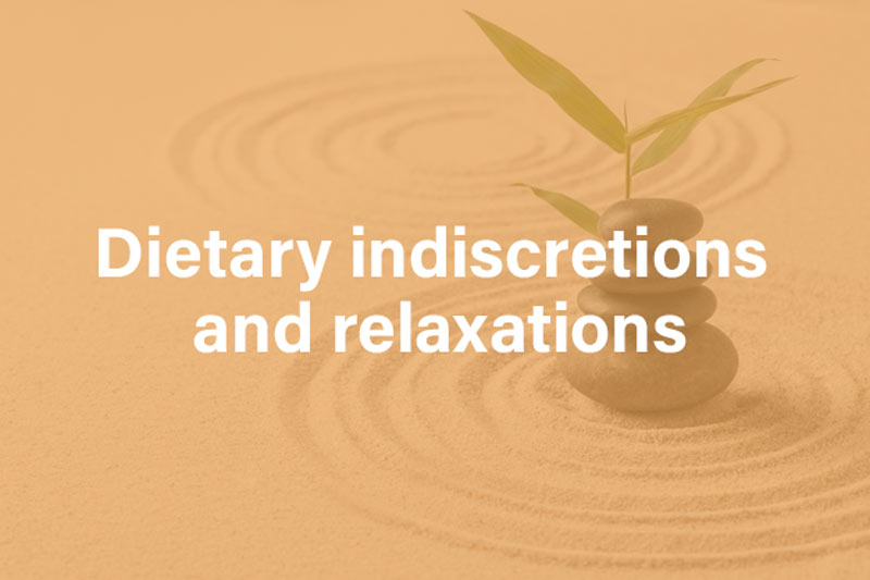 Dietary-indiscretions-and-relaxations