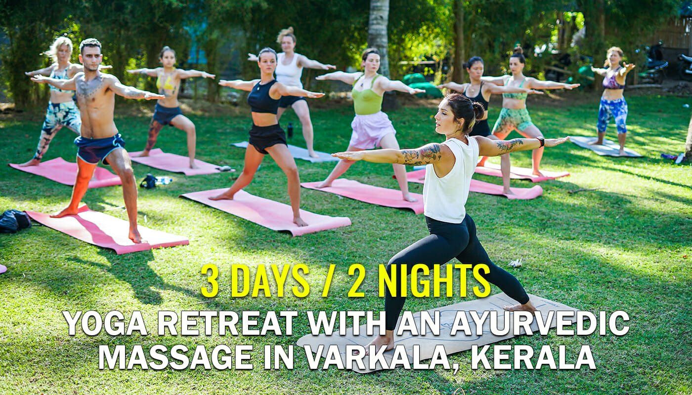 3 Days / 2 Nights Yoga Retreat in Varkala, Kerala, India