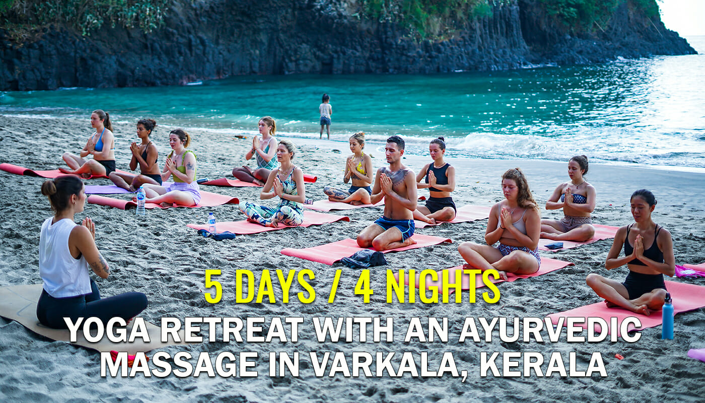 5 Days / 4 Nights Yoga Retreat in Varkala, Kerala, India