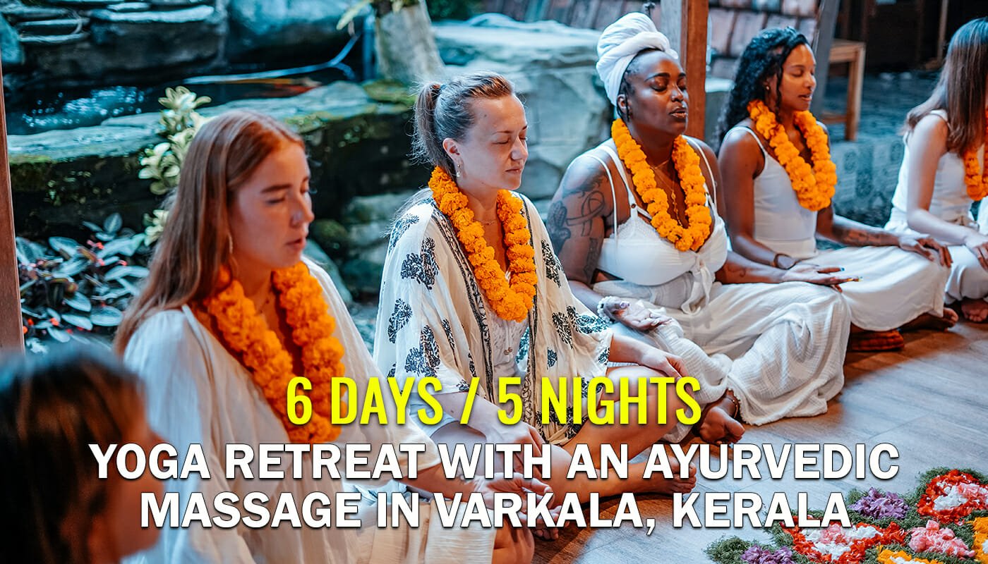 6 Days / 5 Nights Yoga Retreat in Varkala, Kerala, India